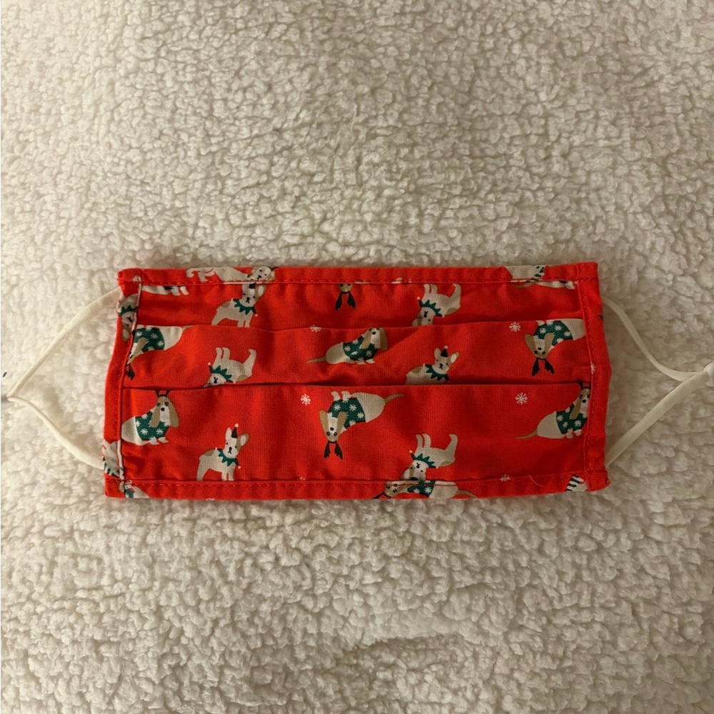 Festive Red Face Mask